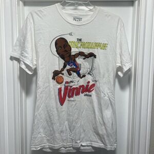 Vintage Vinnie Johnson Detroit Pistons Microwave T Shirt Size LARGE Screen Stars